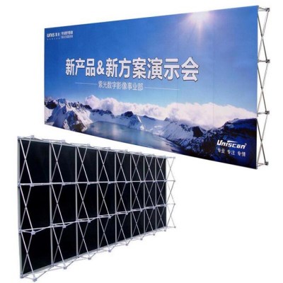 Aluminum Event Pop Up Backdrop Stand 8 feet 10 feet